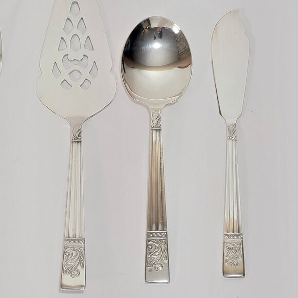 Vintage Angora Silver Plate Charcuterie / Serving Set – 7 Piece  Made in England - Picture 7 of 14